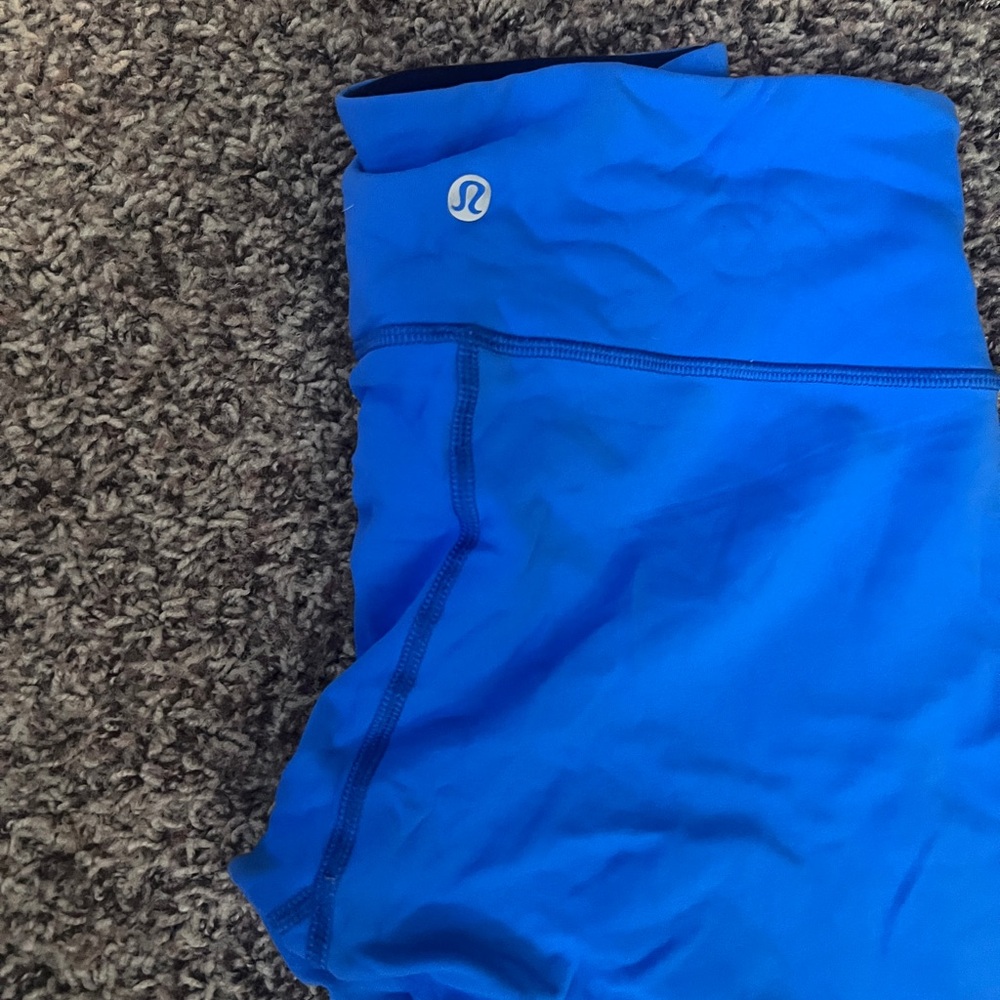 lululemon athletica Blue Capris
